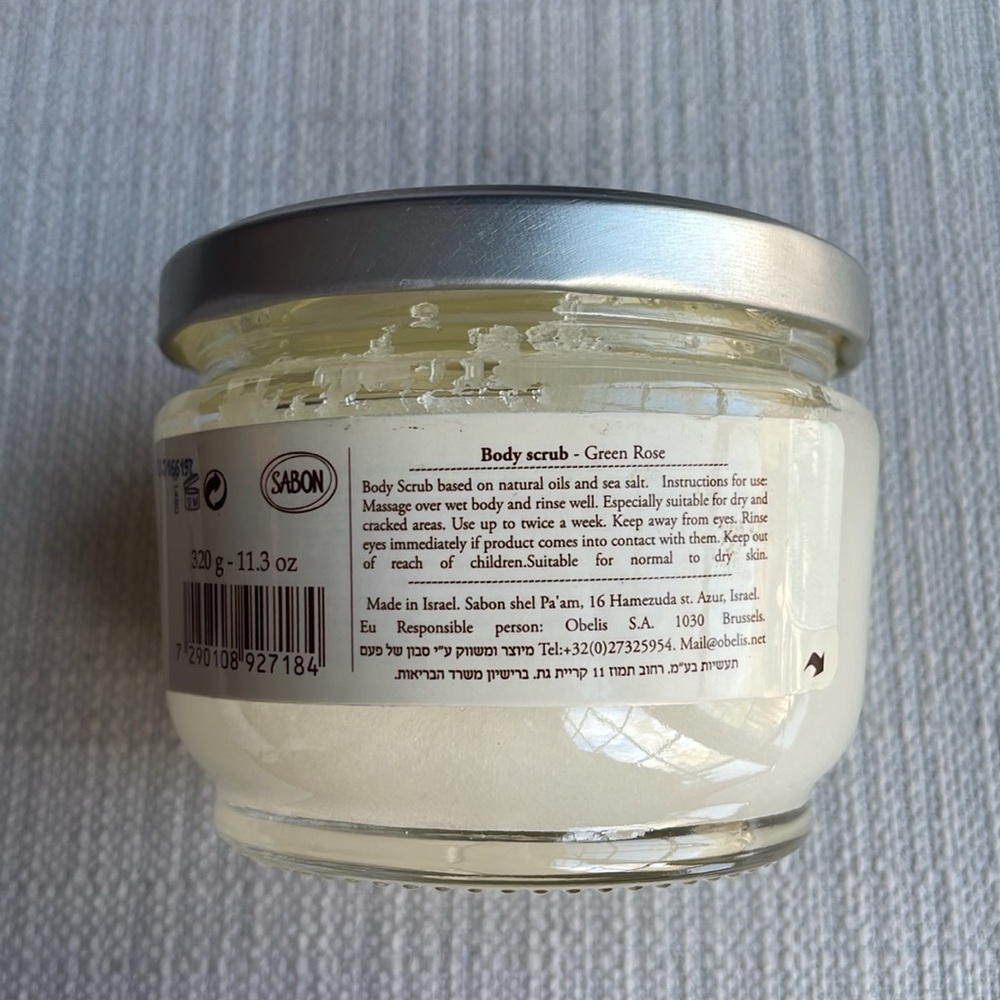 SABON Body Scrub Green Rose 320g - Picture 7 of 11